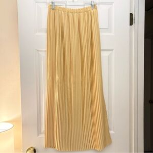 Banana Republic Gold Maxi Skirt
